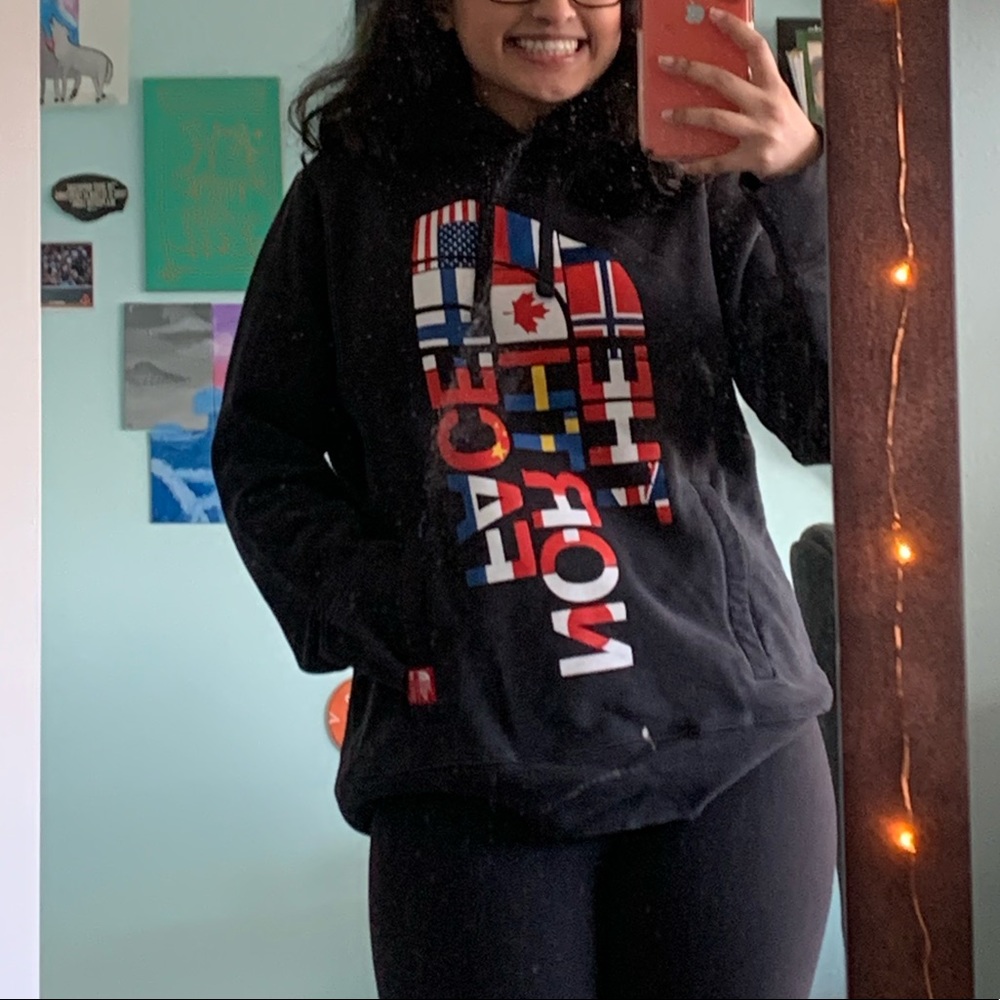 North face sweatshirt